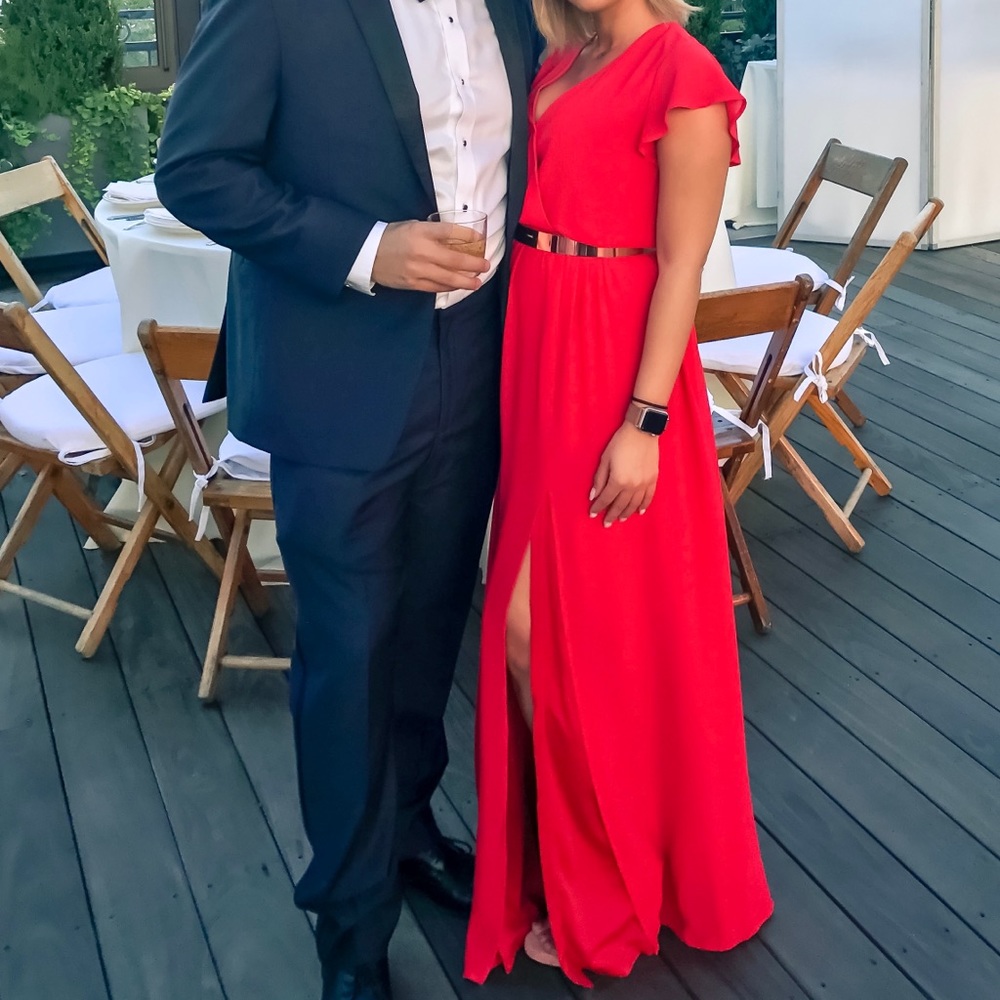 Red Maxi Lulus Dress